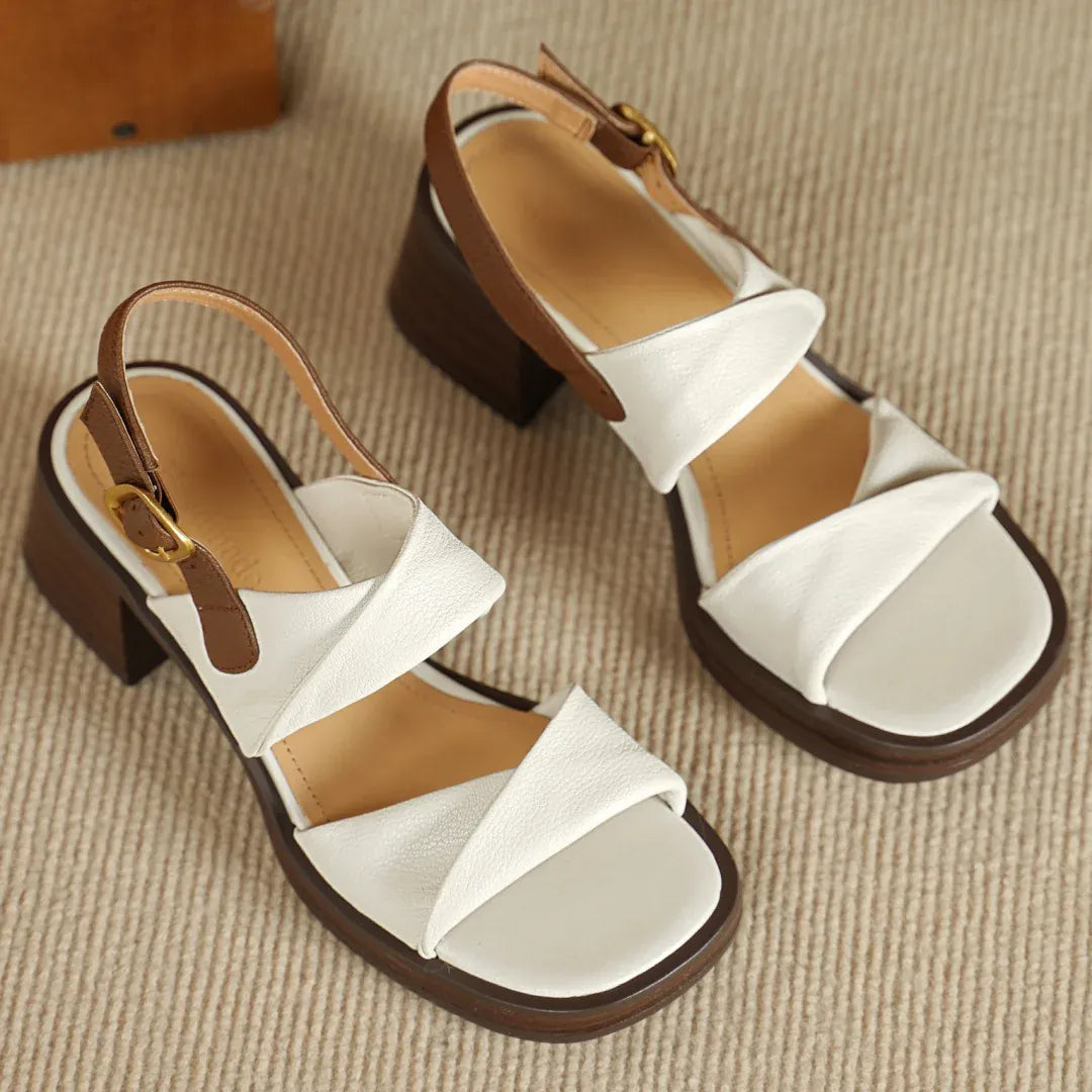 Maeve-sandaler i läder