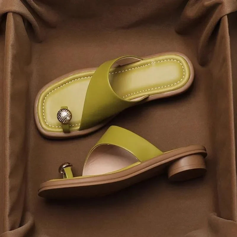 Daisy-sandaler i läder