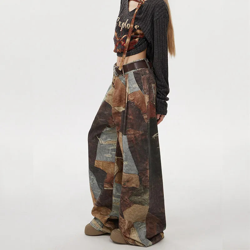 LAVINIA PATCHWORK TROUSERS