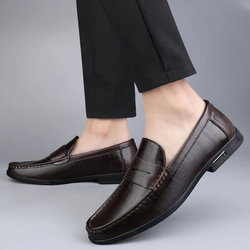 Mocassins Conner em Pele Genuína