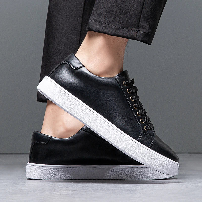 Maver sneakers i ægte læder