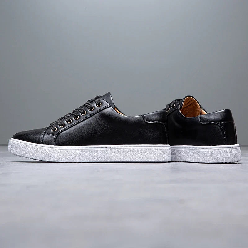 Maver sneakers i ægte læder