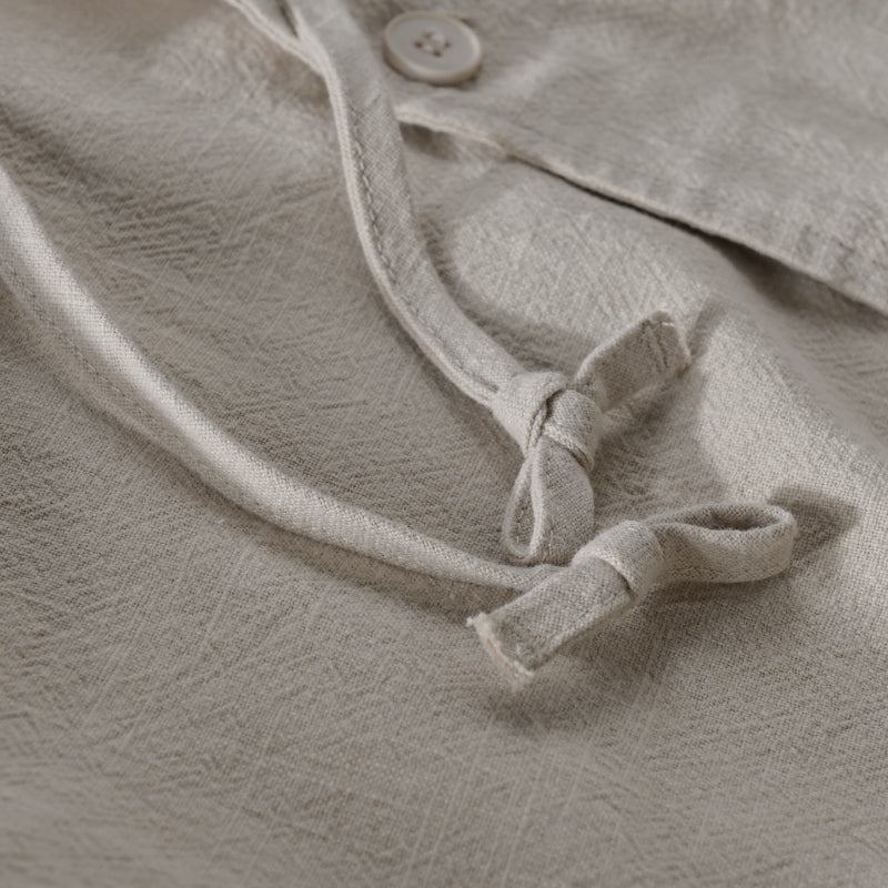 Felpa con cappuccio in lino Ravion™