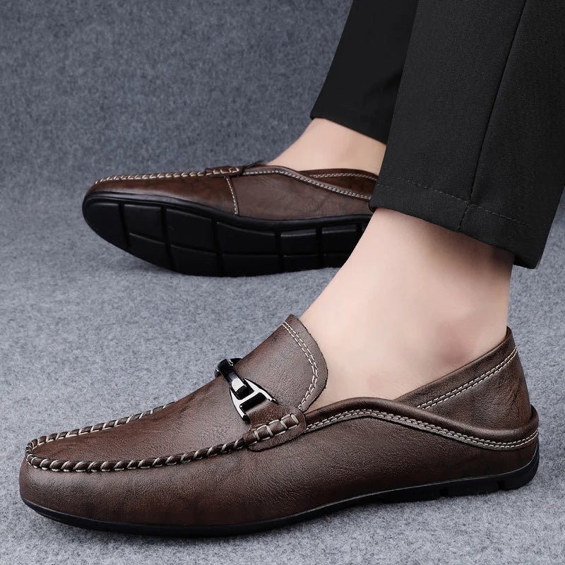 Miler loafers i ægte læder