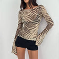 SERAPHINE ZEBRA TOP