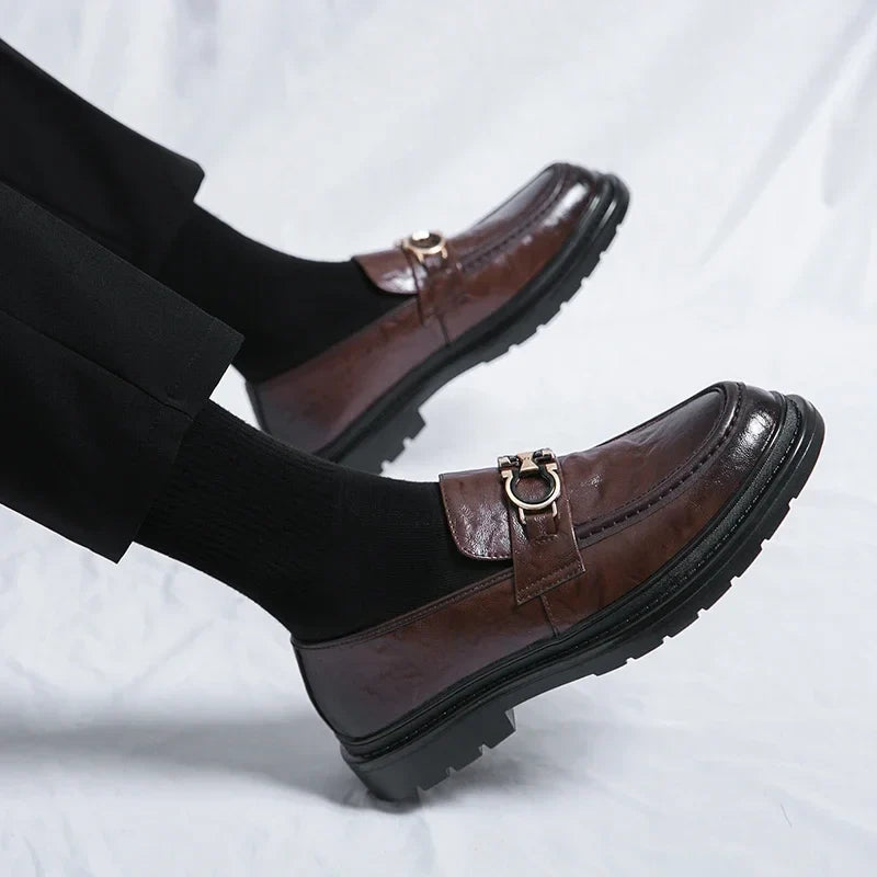 Mocassins Wilbur em pele