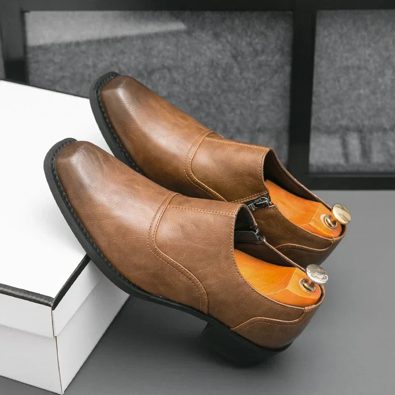 Mocasines Evante de cuero genuino