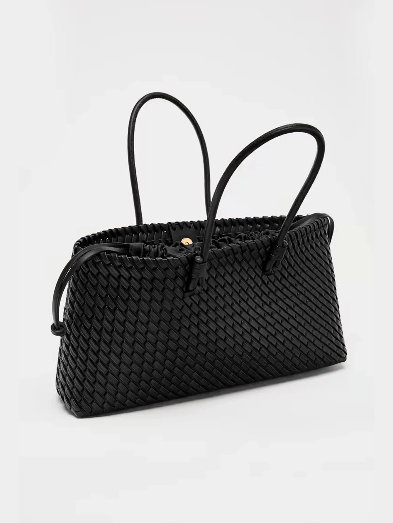 DARIA WOVEN LEATHER HANDBAG