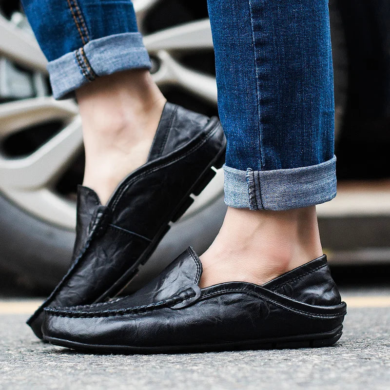 Fabiano Lombardo Loafers i Äkta Läder