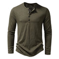 Enzo katoenen henleyshirt