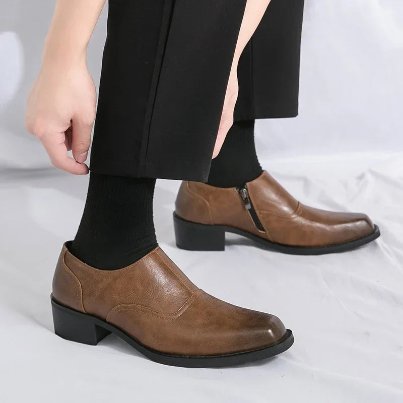 Mocasines Evante de cuero genuino