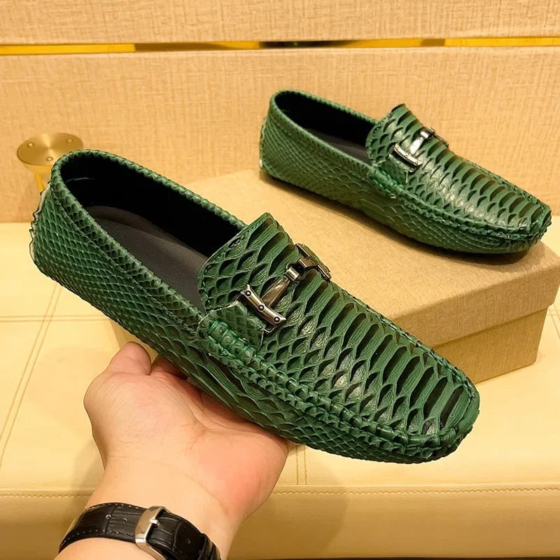 Ophis loafers i läder
