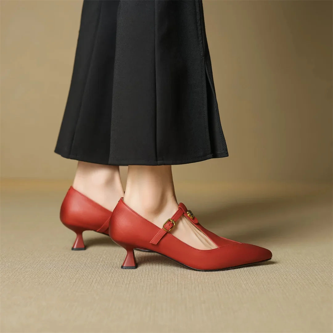 Tacchi Marlene in vera pelle