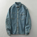 Camicia vintage in cotone con bottoni