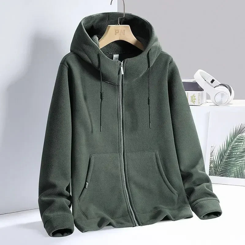 Hoodie Klara com fecho de correr