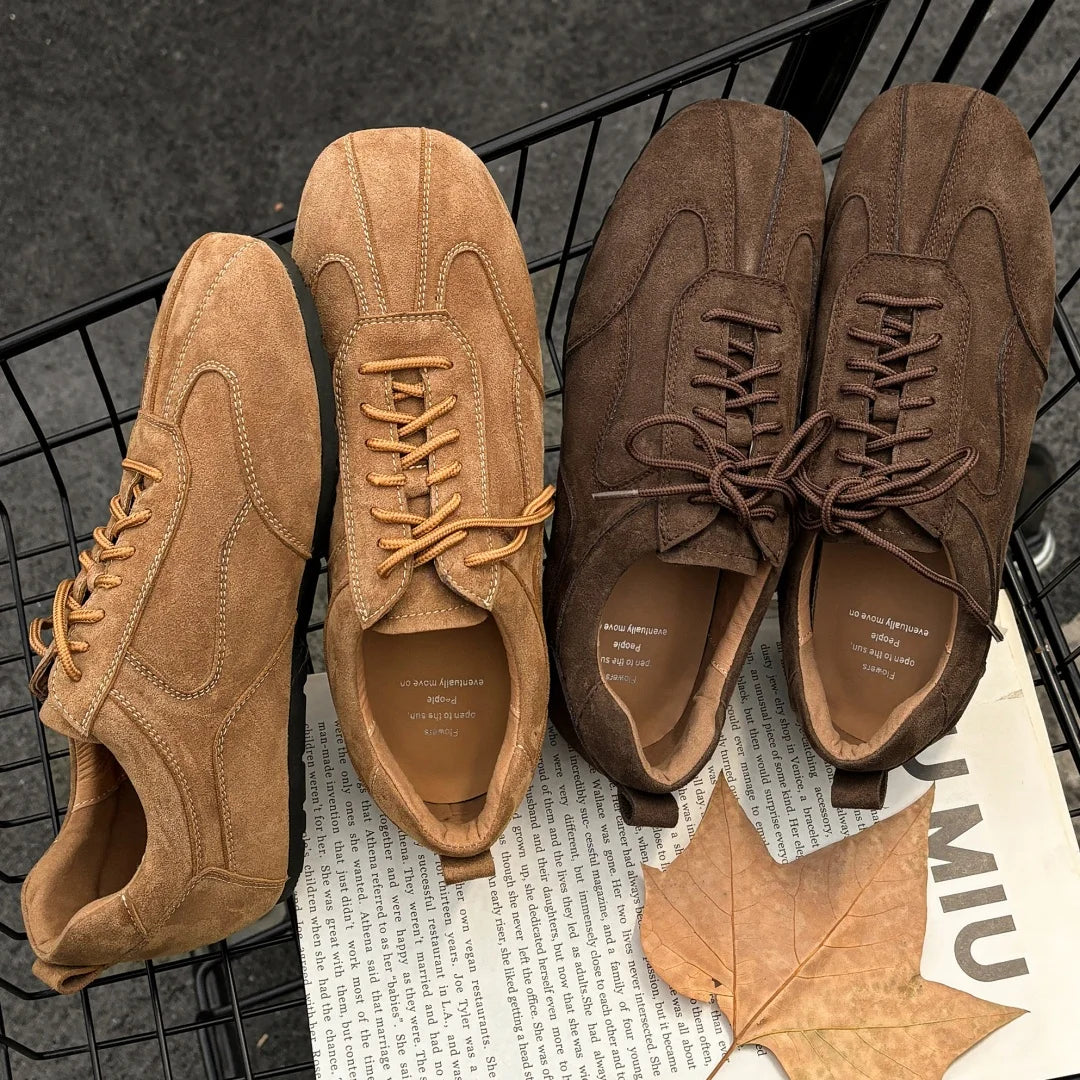ORLEN SUEDE LACE-UP SNEAKERS