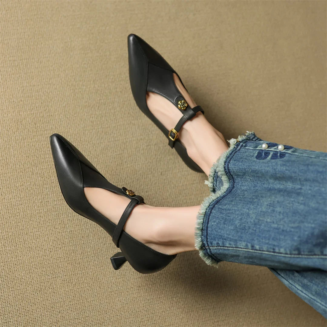 Tacchi Marlene in vera pelle