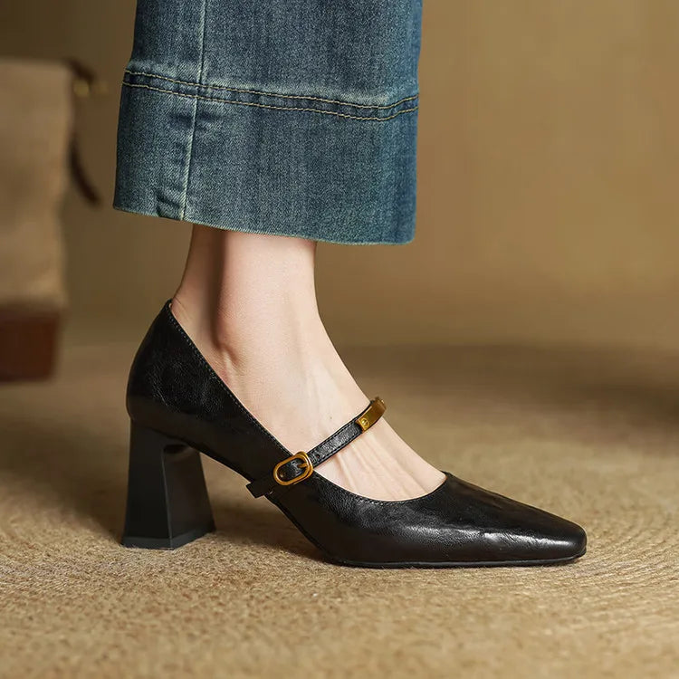 Maela High Heels aus echtem Leder