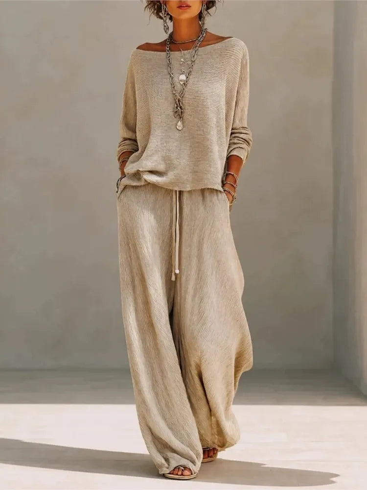 ORIANA KNIT LOUNGE SET