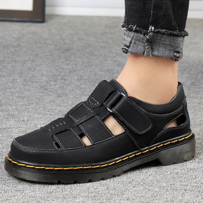 Sandalias Travi de cuero genuino