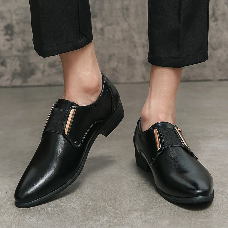 Zapatos de cuero genuino Pedro