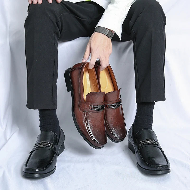 Mocasines Macon de cuero genuino