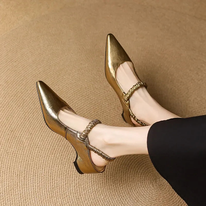 Aurelie flettet slingback