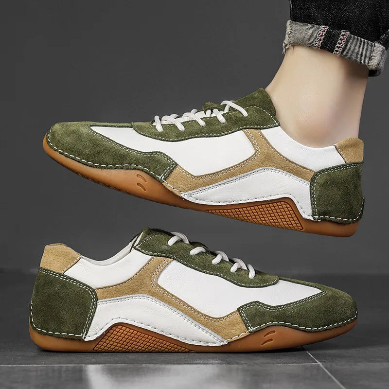 Wildleder-Gummi-Sneaker