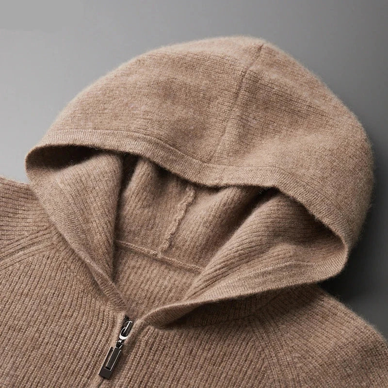 Felpa con cappuccio Belwood in cashmere