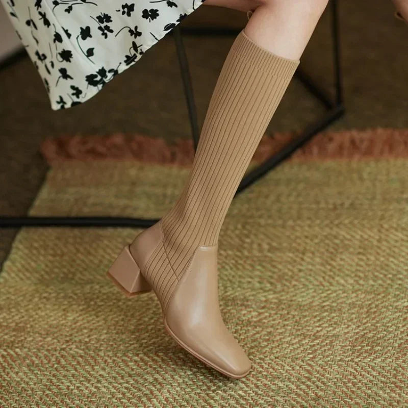 MONTREUIL KNIT BOOTS