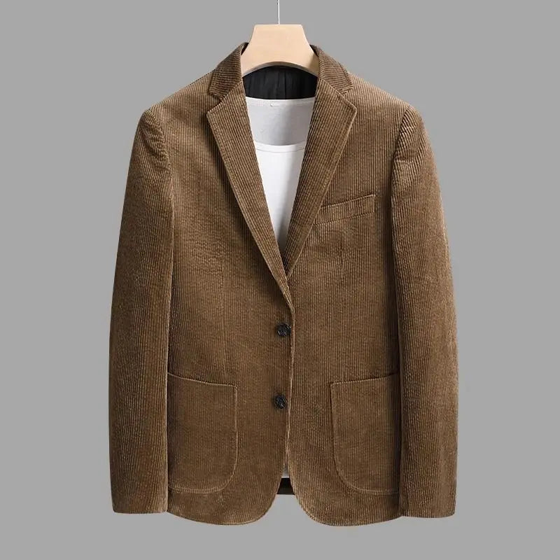 Blazer classico moderno in velluto a coste