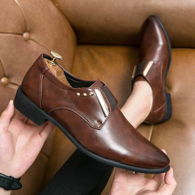 Zapatos de cuero genuino Pedro
