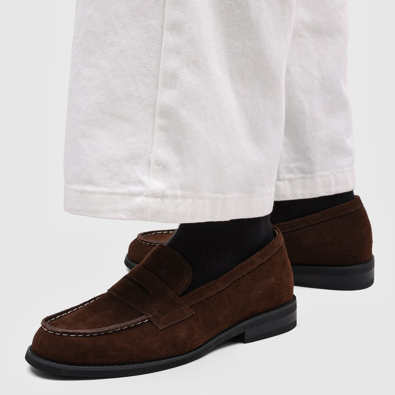 Milan Penny Loafers i Koaskinnsmocka