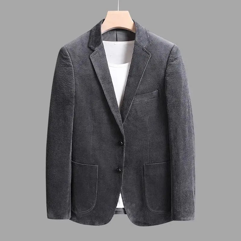 Blazer classico moderno in velluto a coste