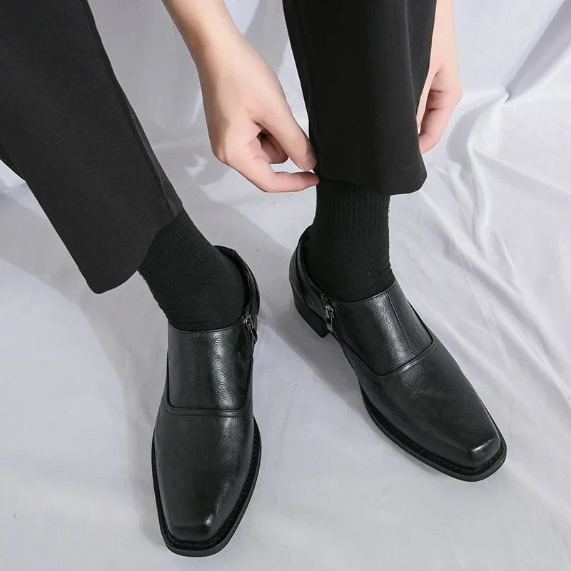 Mocasines Evante de cuero genuino
