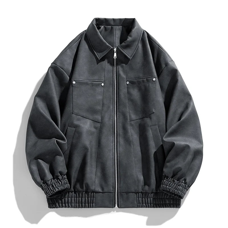Giacca Bomber Classica in Pelle