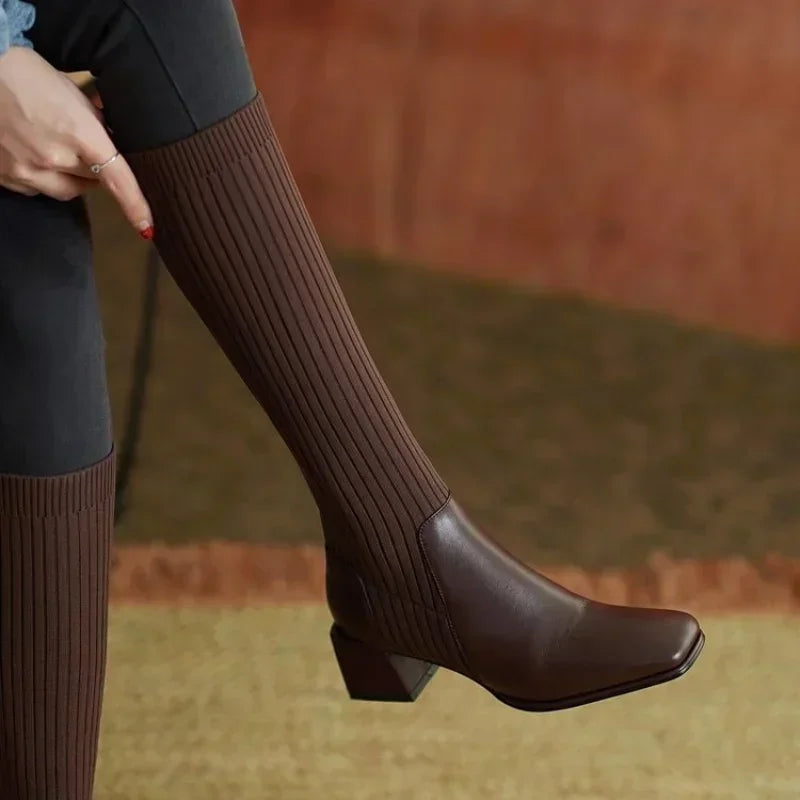 MONTREUIL KNIT BOOTS