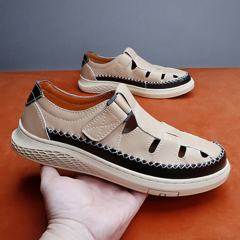 Cairo Fiskar-sandaler i Äkta Läder