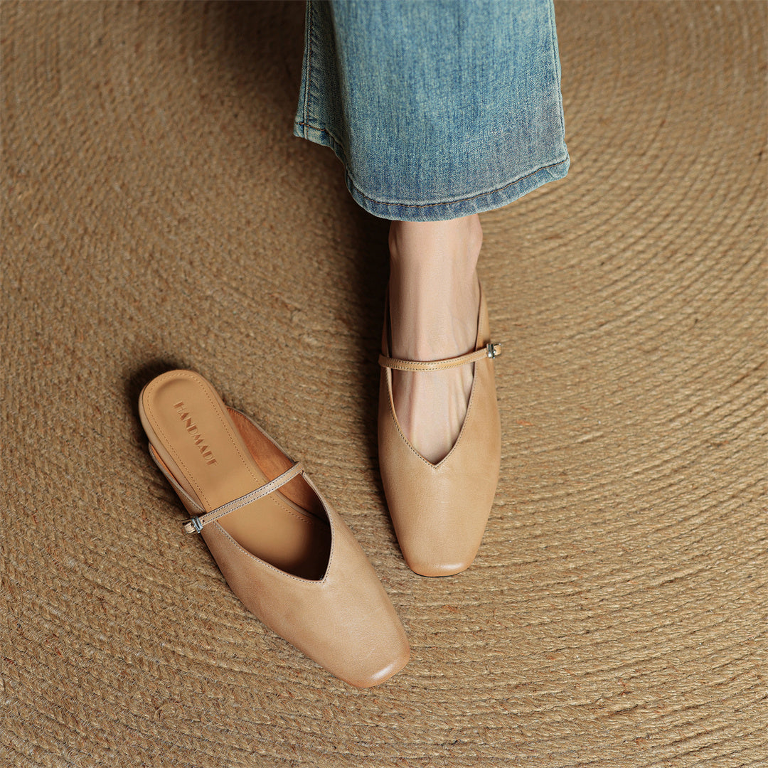 Mules Miral in vera pelle