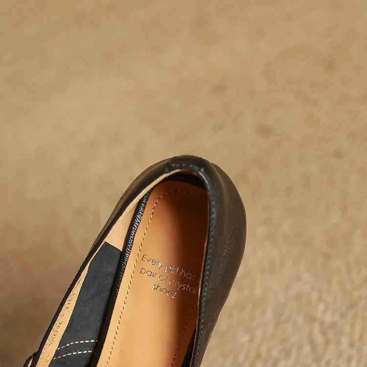 Tacones de cuero genuino Auria