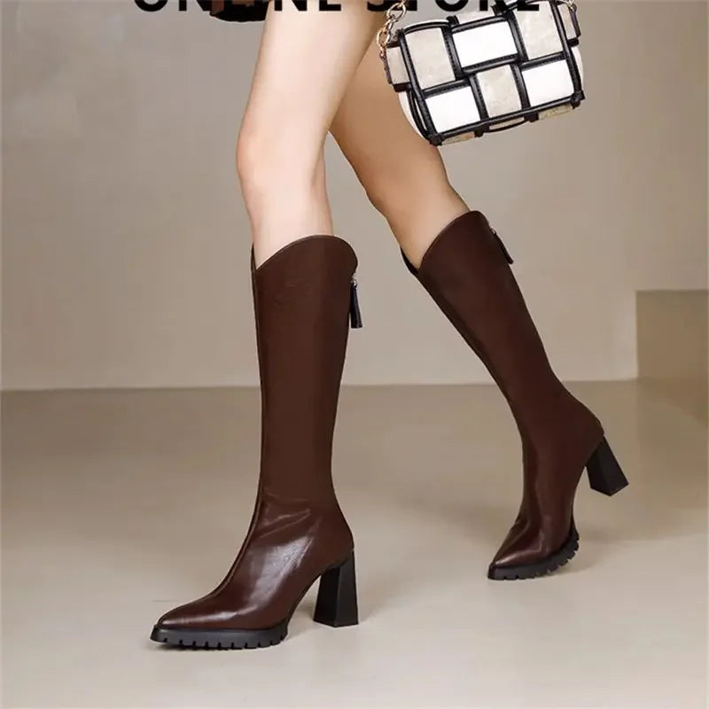 VAUCLAIRE KNEE-HIGH BOOTS