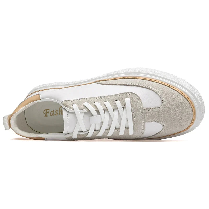 Belmont sneakers i ægte læder