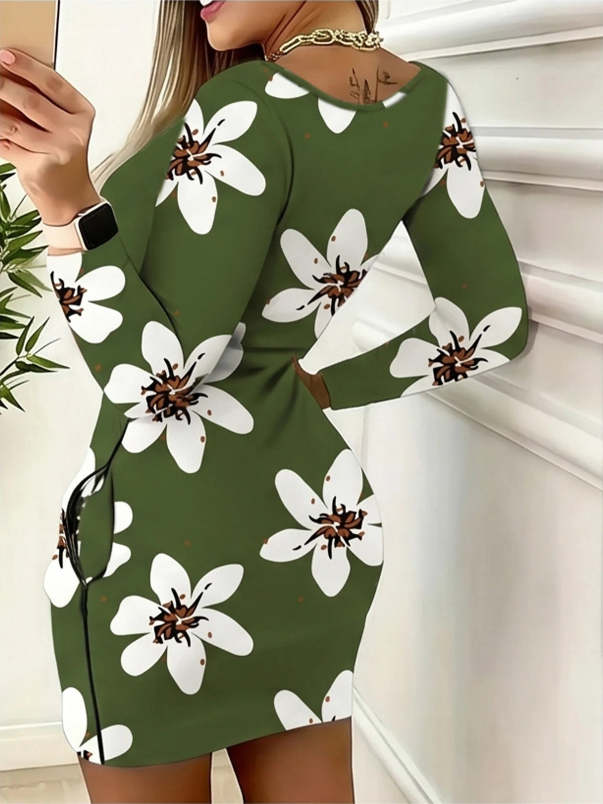LLARIA FLORAL MINI DRESS
