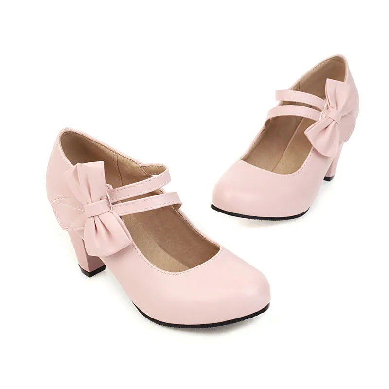BELLA BOW HEELS