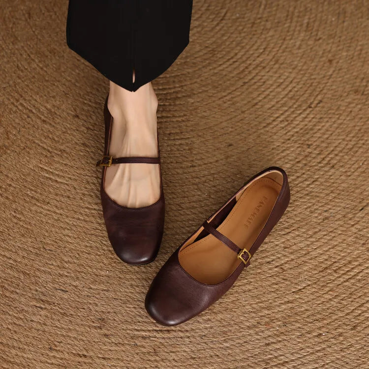 ATHEA GENUINE LEATHER FLATS