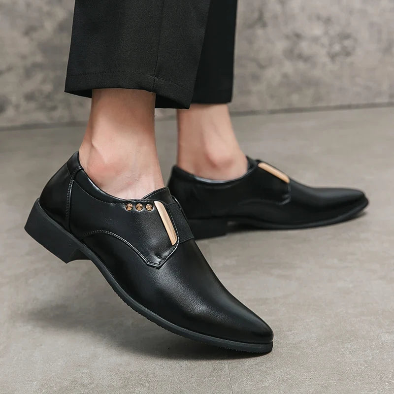 Zapatos de cuero genuino Pedro