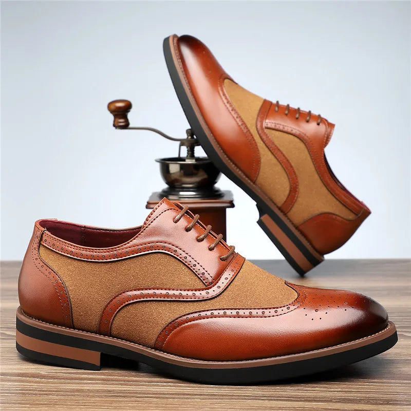 Oxford Larvik in vera pelle