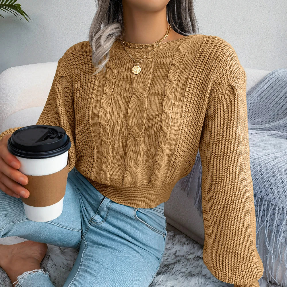 Classico maglione in maglia