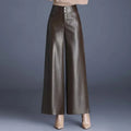 Aurelia Wide Leg Leather Pants