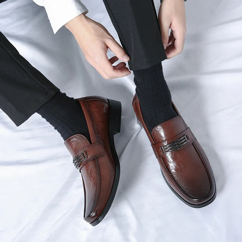 Mocasines Macon de cuero genuino